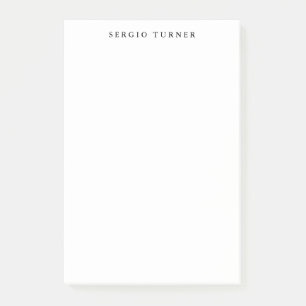 Plain Minimalist Professional Modern Simple Post-it Notes