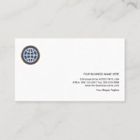 Simple Minimalist Classic Startup Founder CEO Business Card