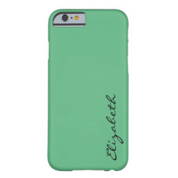 Plain Mint Background Barely There iPhone 6 Case