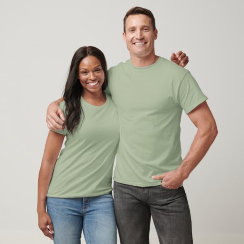 Plain mint green jersey v_neck t_shirt for men
