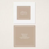 Plain Modern Minimalist (Front & Back)