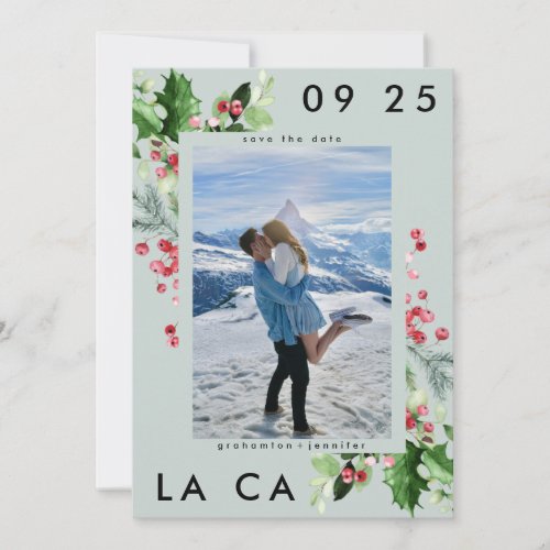 Plain Modern Neutral Watercolour Lush Holiday Save The Date