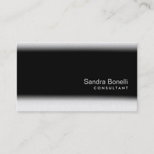Plain Modern Professional Consultant Business Card
