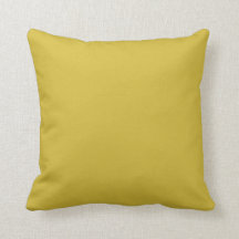 Plain Mustard Yellow Solid Color Decorative