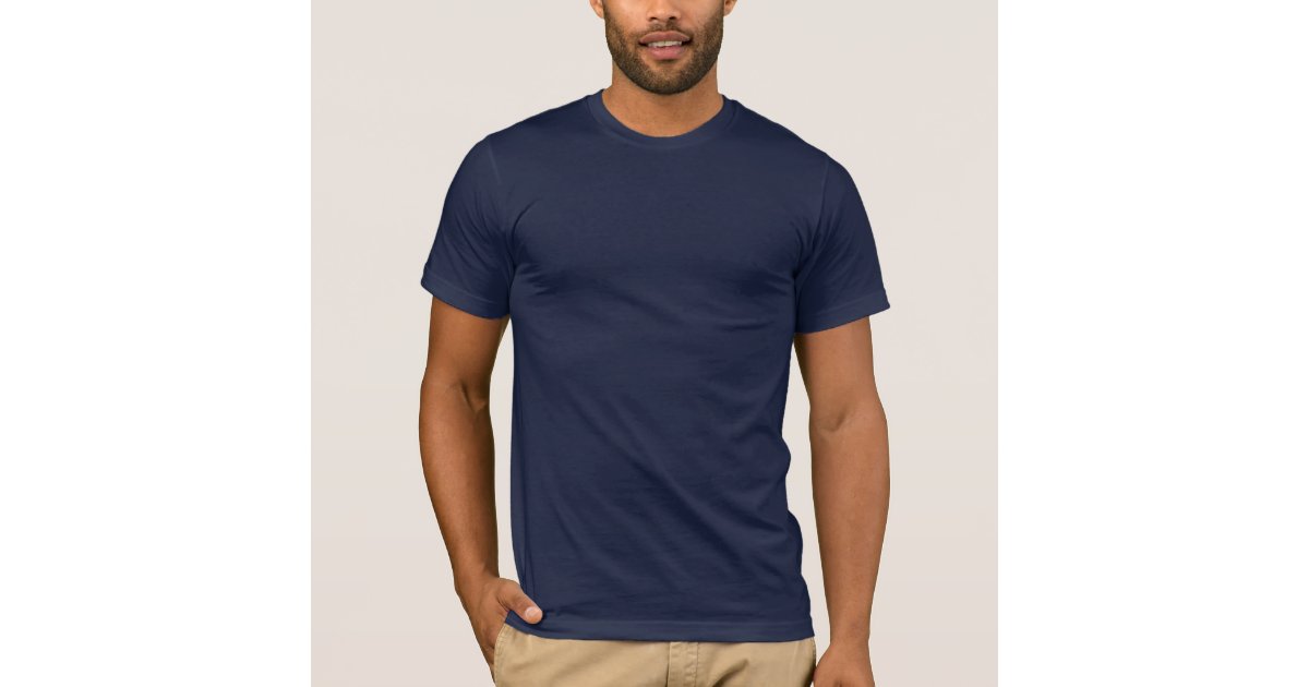 Plain Jersey Men Navy Blue Collar T Shirt, Size: Large