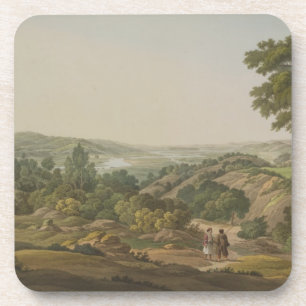 Plain of Olympia, plate 6 from Part 1 of 'Views in Drink Coaster