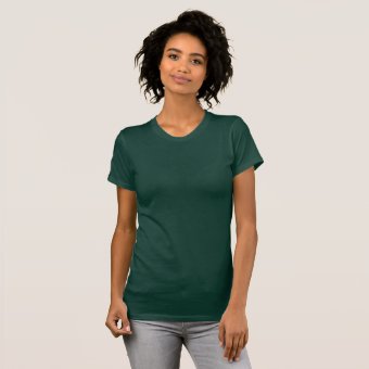 Plain olive green t-shirt for women, ladies | Zazzle