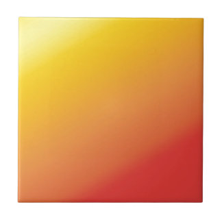 Plain Orange Gold Red Shade Ceramic Tile