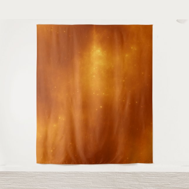 Plain Orange Halloween Photo Background Tapestry (Front)