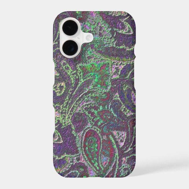 Plain Paisley 2 Case-Mate iPhone Case (Back)