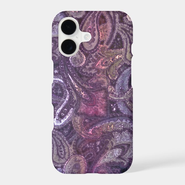 Plain Paisley 3 Case-Mate iPhone Case (Back)