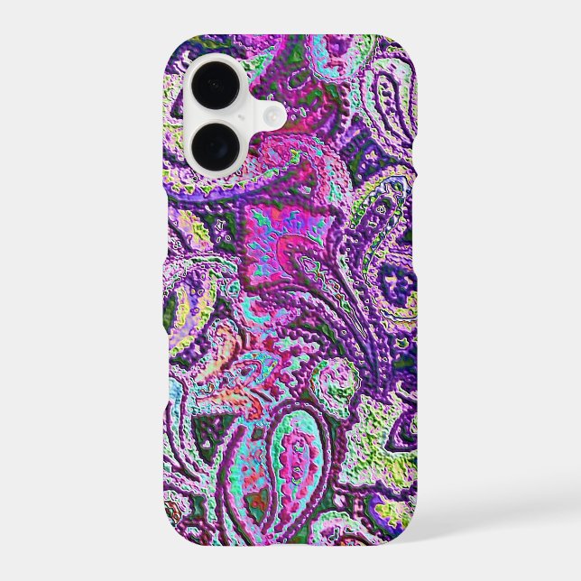 Plain Paisley 4 Case-Mate iPhone Case (Back)