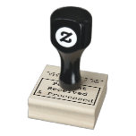 [ Thumbnail: Plain "Payment Received & Processed" Rubber Stamp ]