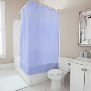 Plain periwinkle color with subtle uneven texture shower curtain