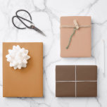 Plain Peru Tumbleweed Tuscan Brown Shades 3 Tones Wrapping Paper Sheets<br><div class="desc">Discover the captivating beauty of our Brown Shades collection! Immerse yourself in the subtlety of Peru, embrace the understated elegance of Tumbleweed, and command attention with the sophistication of Tuscan Brown in this 3 brown tones collection. Get ready to elevate your celebrations with a touch of timeless allure using our...</div>