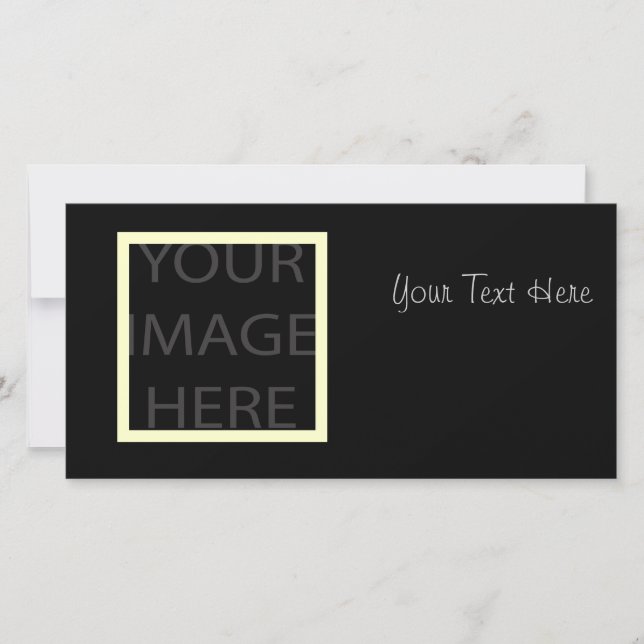 Plain Photocards template, fully customizable (Front)