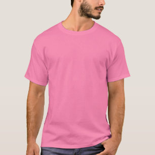 Plain Pink Affordable Customizable Mens T-Shirt