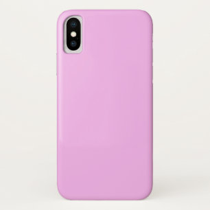 Plain Pink iPhone X Case