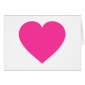 Plain Pink Heart (Front Horizontal)
