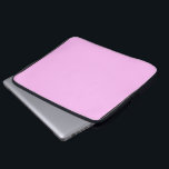 Plain Pink Laptop Sleeve<br><div class="desc">Customize this basic blank girly girl pink sleeve with your own text or picture by clicking Customize it! You can also change the background color</div>