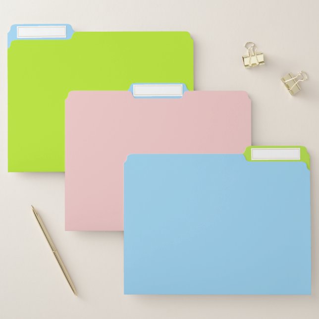 Plain plain plain file folder (Set)