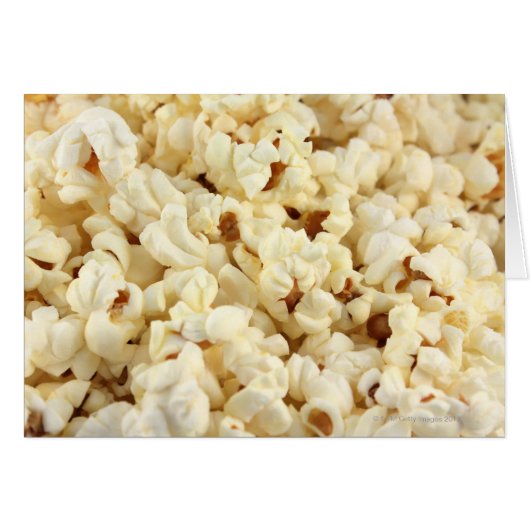 Plain popcorn close up. cards (Front Horizontal)