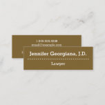 [ Thumbnail: Plain & Professional Lawyer Business Card ]