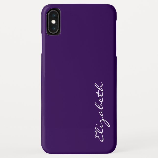 Plain Purple Background Case-Mate iPhone Case (Back)