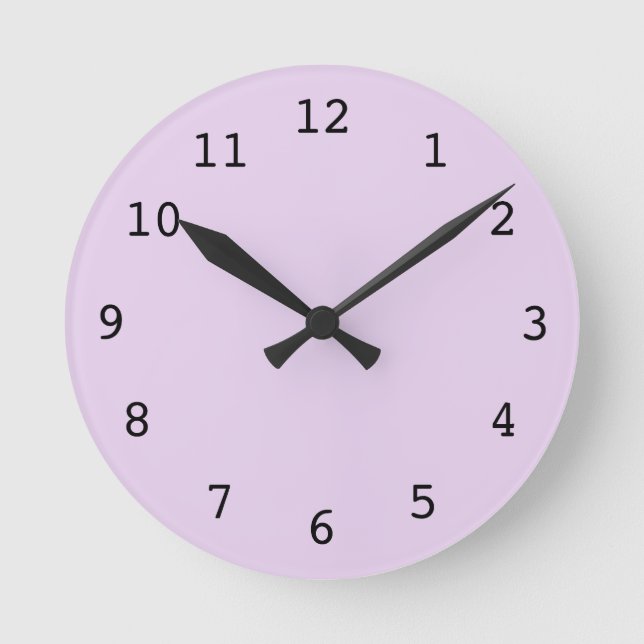 Plain purple clock (Front)