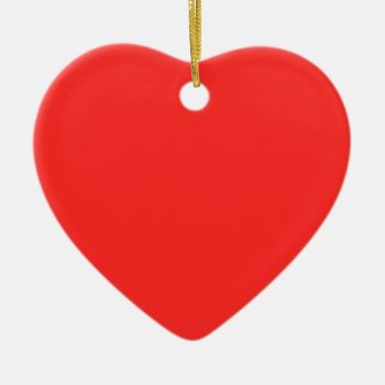 Plain Red : Buy Blank Or Add Text N Image Lowprice Ceramic Ornament by KOOLSHADES at Zazzle