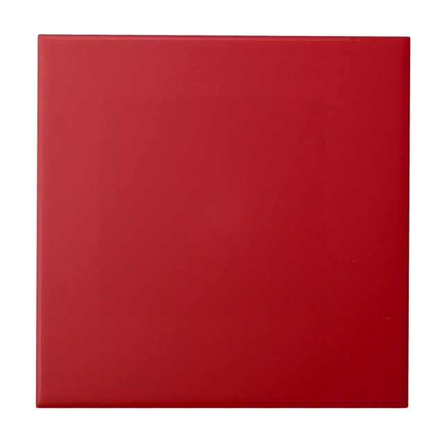 Plain Red Color  Ceramic Tile (Front)
