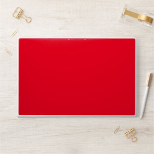 Plain Red Color   HP Laptop Skin