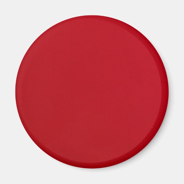 Plain Red Color Magnet (Front)
