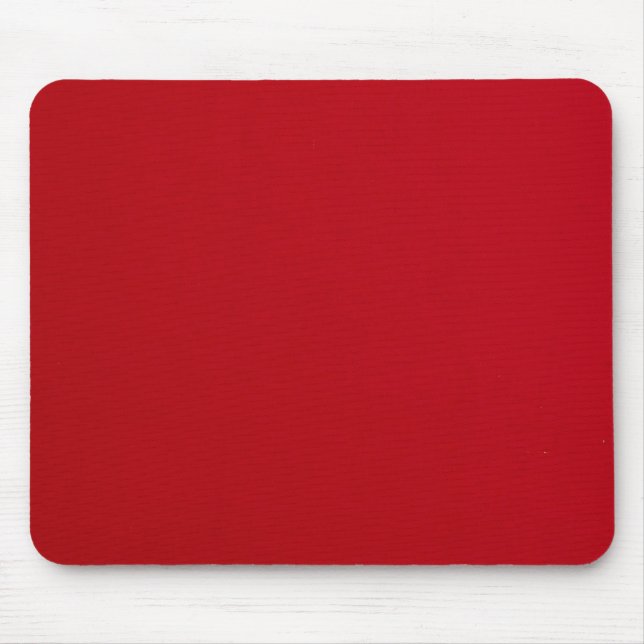Plain Red Color Mouse Pad (Front)