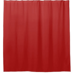 Plain Red Color Shower Curtain