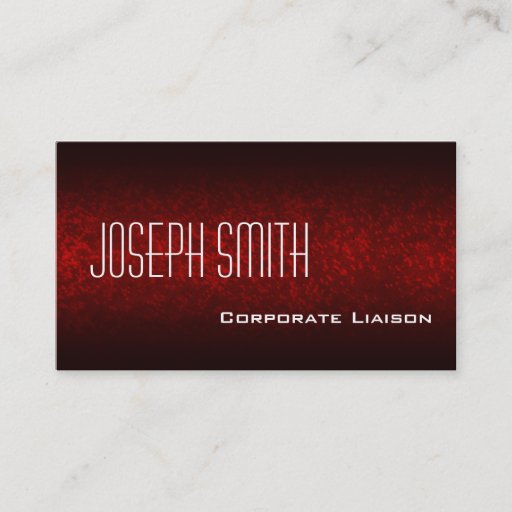Customizable Plain Red Modern Professional Business Cards