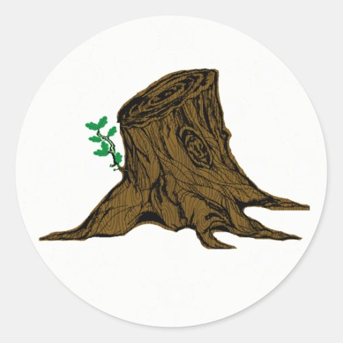 Plain Root of Jesse Tree Sticker