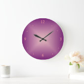 Plain Rose Pink >Wall Clock | Zazzle