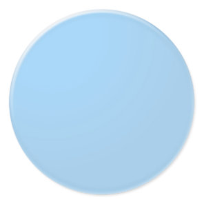 Plain Shades : Baby Blue Classic Round Sticker