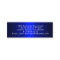 Plain Shades of Blue Slim Modern Business Cards