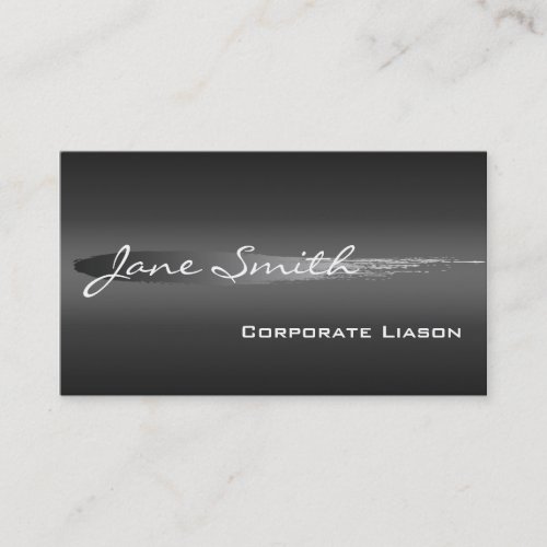 Plain Shades of Grey Professional Business Cards