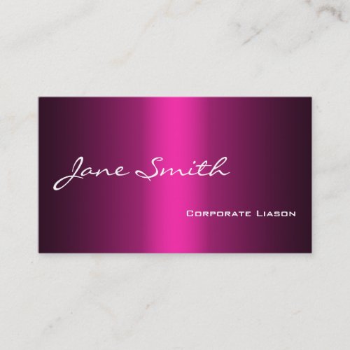 Plain Shades of Pink Professional Business Cards