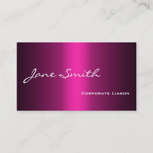 Customizable Plain Shades of Pink Professional Business Cards