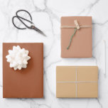 Plain Sienna Brass Burlywood Brown Shades 3 Tones Wrapping Paper Sheets<br><div class="desc">Discover the captivating beauty of our Brown Shades collection! Immerse yourself in the subtlety of Sienna, embrace the understated elegance of Antique Brass, and command attention with the sophistication of Burlywood in this 3 brown tones collection. Get ready to elevate your celebrations with a touch of timeless allure using our...</div>