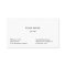 plain, simple and cool  white profile card