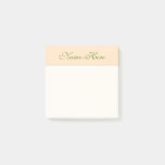[ Thumbnail: Plain, Simple, Bisque Background & Green Name Notes ]