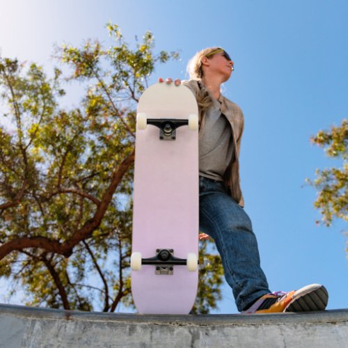 Plain Simple Frosty Champagne Pink Ombr Skateboard