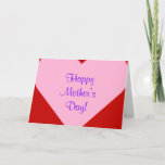 [ Thumbnail: Plain & Simple "Happy Mother’s Day!" Greeting Card ]