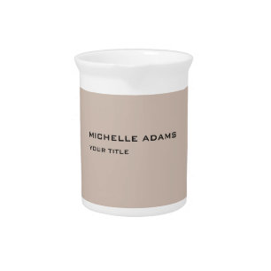 Plain Simple Professional Modern Beverage Pitcher