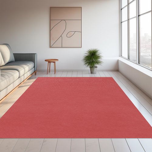 Plain solid Christmas Santa red color Rug